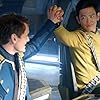 John Cho and Anton Yelchin in Star Trek Beyond (2016)