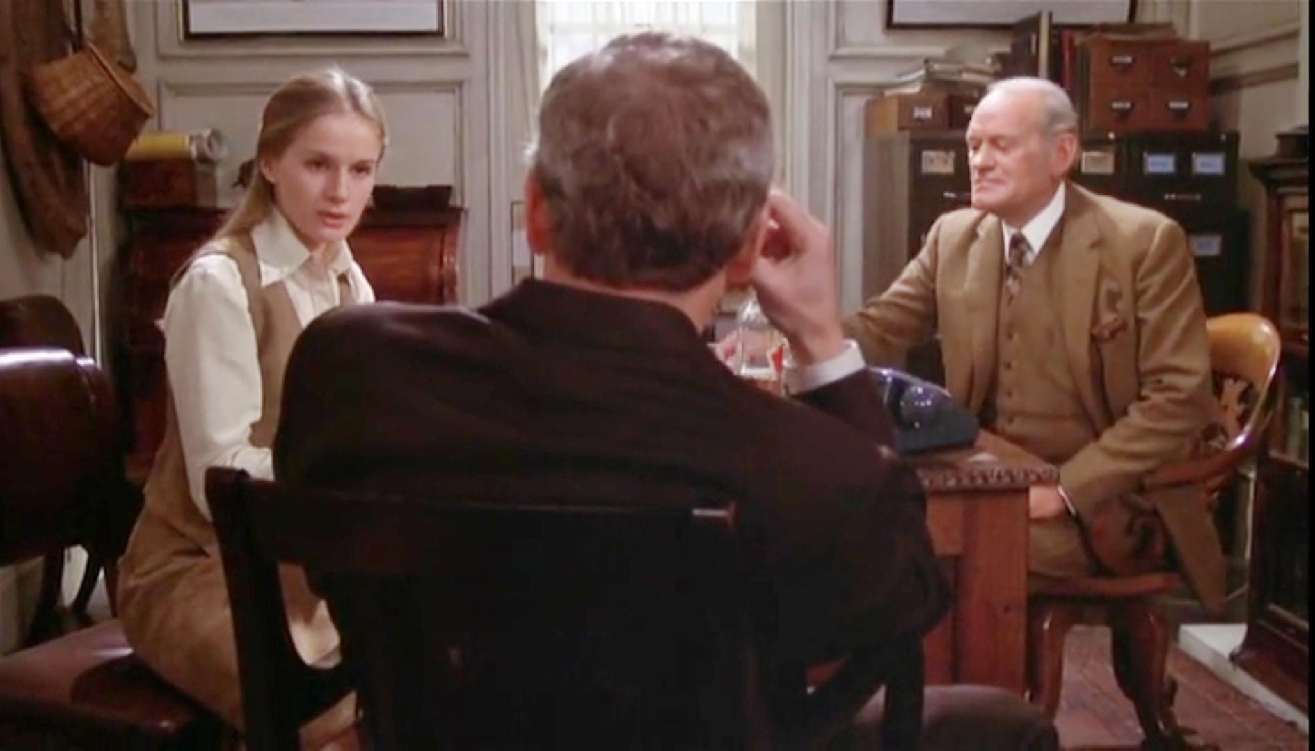 Paul Newman, Harry Andrews, and Dominique Sanda in The MacKintosh Man (1973)