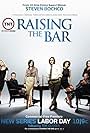 Mark-Paul Gosselaar, Gloria Reuben, Natalia Cigliuti, Jane Kaczmarek, J. August Richards, Melissa Sagemiller, and Jonathan Scarfe in Raising the Bar (2008)