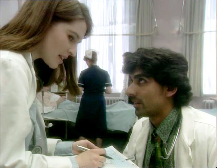 Helen Baxendale and Ace Bhatti in Cardiac Arrest (1994)