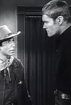 Chuck Connors and Johnny Crawford in Branded (1965)