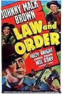 Johnny Mack Brown, Fuzzy Knight, and Nell O'Day in Law and Order (1940)