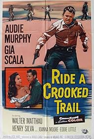 Audie Murphy and Gia Scala in Ride a Crooked Trail (1958)