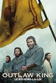 Tony Curran, Aaron Taylor-Johnson, Chris Pine, and Florence Pugh in Outlaw King : Le Roi hors-la-loi (2018)