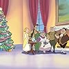 Angela Lansbury, Jerry Orbach, Bernadette Peters, David Ogden Stiers, Haley Joel Osment, Andrew Keenan-Bolger, and Rex Everhart in Beauty and the Beast: The Enchanted Christmas (1997)