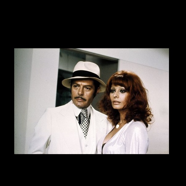 Sophia Loren and Marcello Mastroianni in Gun Moll (1975)