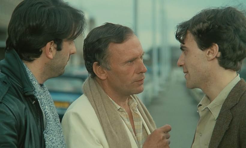 Jean-Louis Trintignant, Robin Renucci, and Éric Frey in Deep Water (1981)