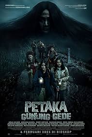 Jeremie Moeremans, Arla Ailani, Adzana Ashel, Razan Zu, Endy Arfian, Raihan Khan, and M. Iqbal Sulaiman in Petaka Gunung Gede (2025)