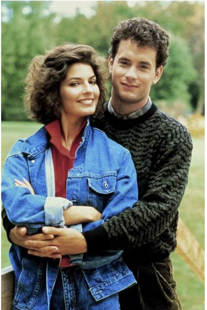 Tom Hanks and Sela Ward in Nothing in Common (1986)