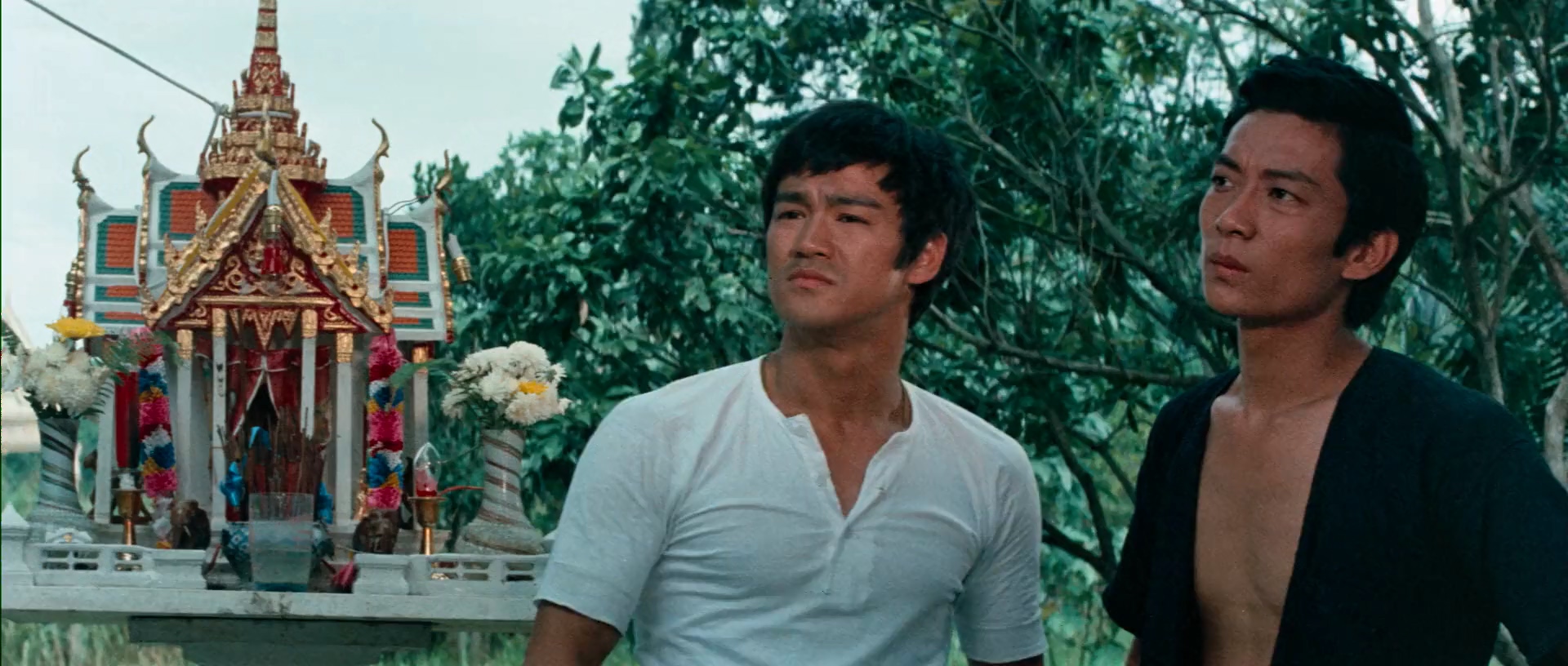 Bruce Lee and Shan Chin in The Big Boss (1971)