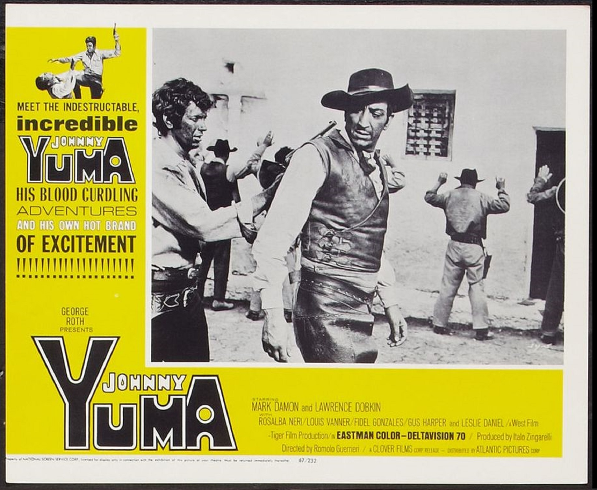 Mark Damon and Luigi Vannucchi in Johnny Yuma (1966)