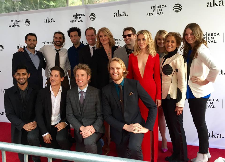 Cast and Crew for "Folk Hero & Funny Guy" at the World Premiere at Tribeca Film Festival in New York City (2016)