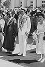 Prince Philip and Queen Elizabeth II in A Queen's World Tour (1954)