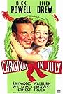 Ellen Drew, Dick Powell, and June Preston in Christmas in July (1940)