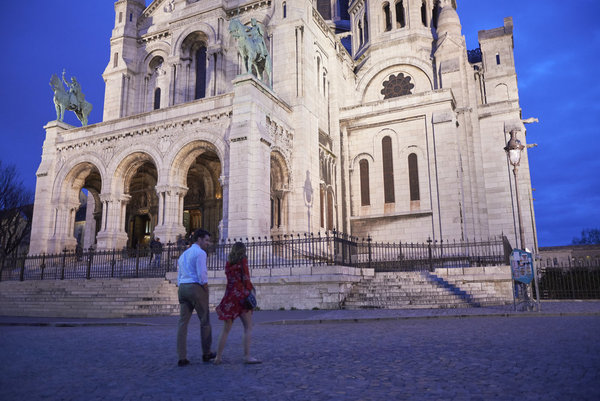 Jen Lilley and Dan Jeannotte in Paris, Wine & Romance (2019)