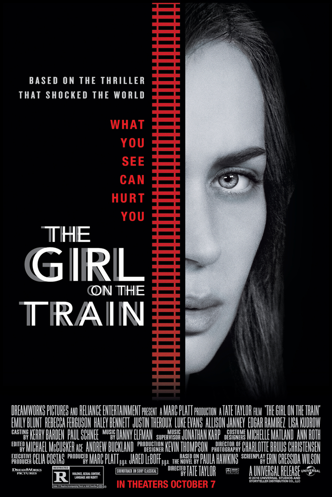 Poster film The Girl on the Train (2016)