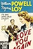 I Love You Again (1940) Poster