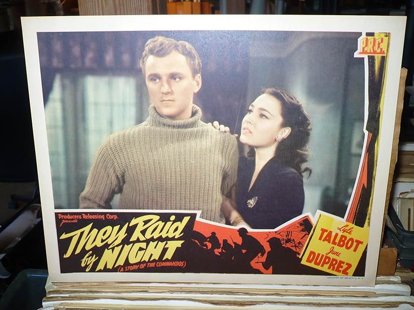 June Duprez and Lyle Talbot in They Raid by Night (1942)