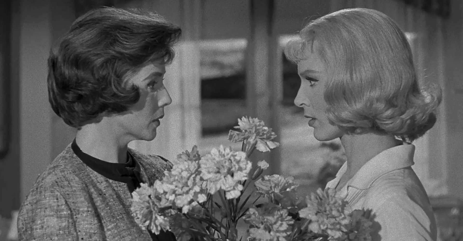 Joan Marshall and Patricia Breslin in Homicidal (1961)