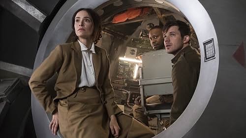 Malcolm Barrett, Abigail Spencer, and Matt Lanter in Timeless (2016)