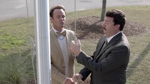 Walton Goggins and Danny McBride in Vice Principals (2016)