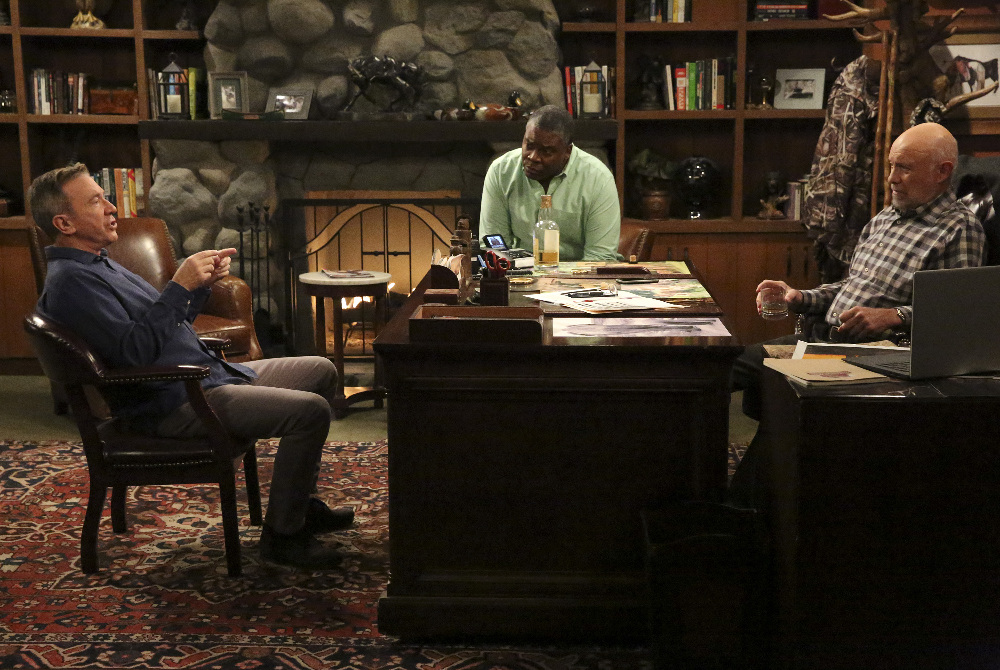 Tim Allen, Hector Elizondo, and Jonathan Adams in Last Man Standing (2011)