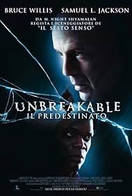 Samuel L. Jackson and Bruce Willis in Unbreakable - Il predestinato (2000)