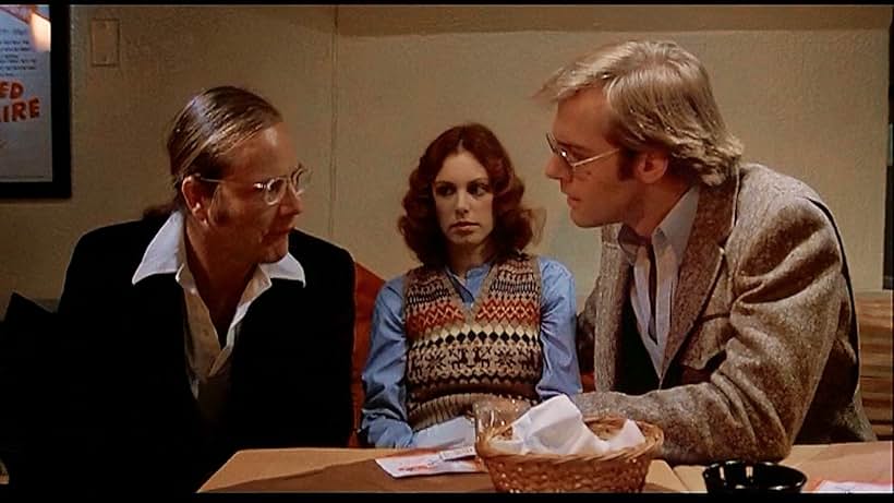 Stephen Collins, Douglas Kenney, and Gwen Welles in Between the Lines (1977)