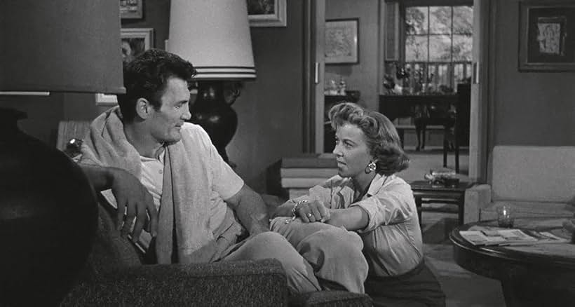 Jack Palance and Ida Lupino in The Big Knife (1955)