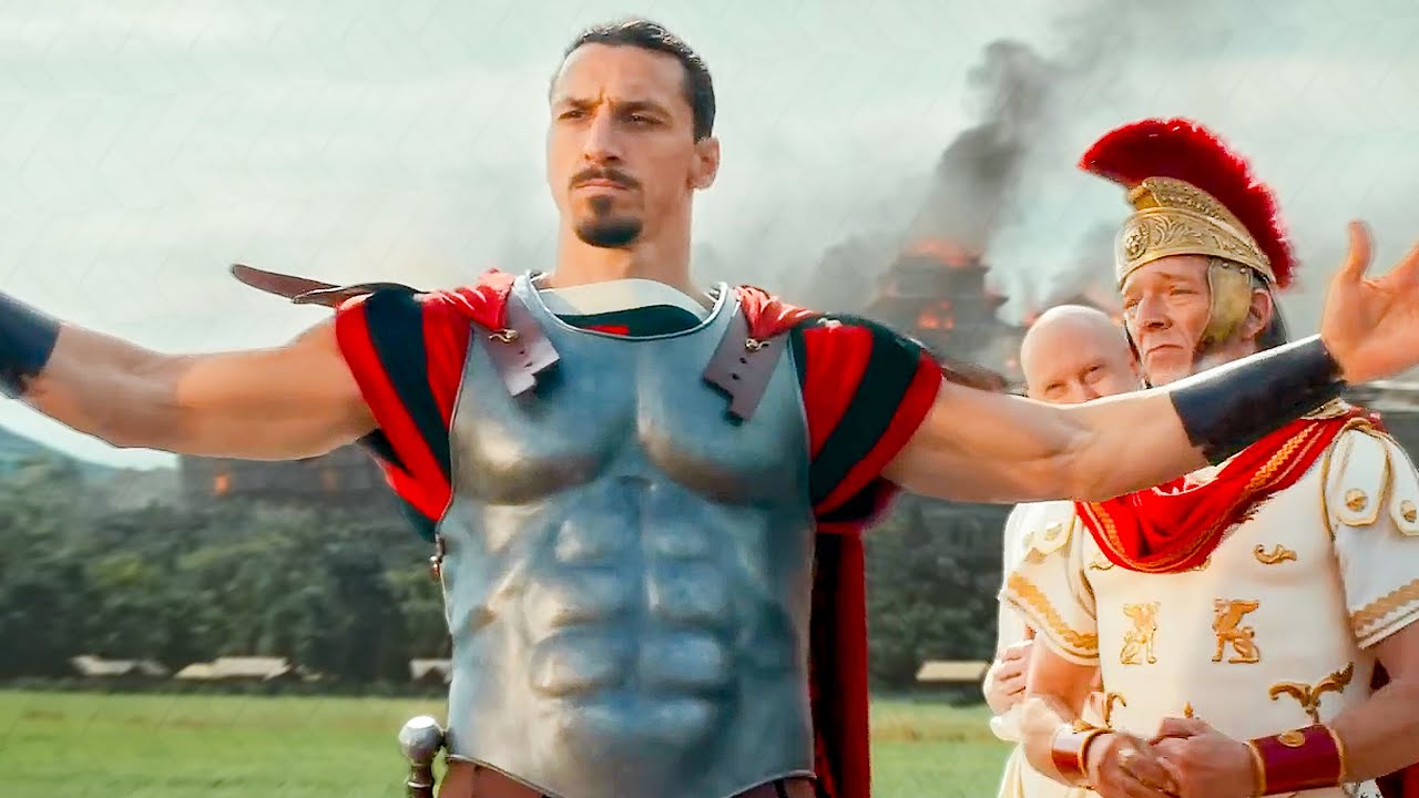 Vincent Cassel and Zlatan Ibrahimovic in Asterix & Obelix: The Middle Kingdom (2023)