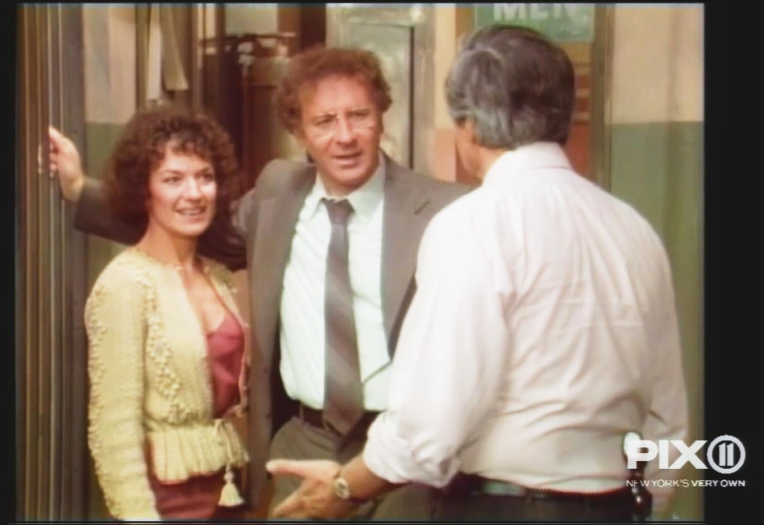 Phyllis Frelich, Steve Landesberg, and Hal Linden in Barney Miller (1975)