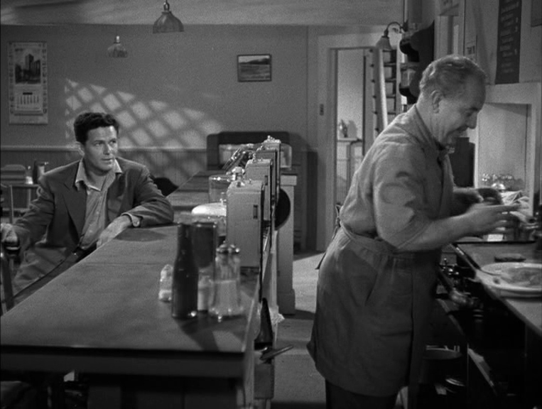 John Garfield and Cecil Kellaway in The Postman Always Rings Twice (1946)