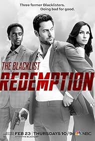 Famke Janssen, Edi Gathegi, and Ryan Eggold in The Blacklist: Redemption (2017)