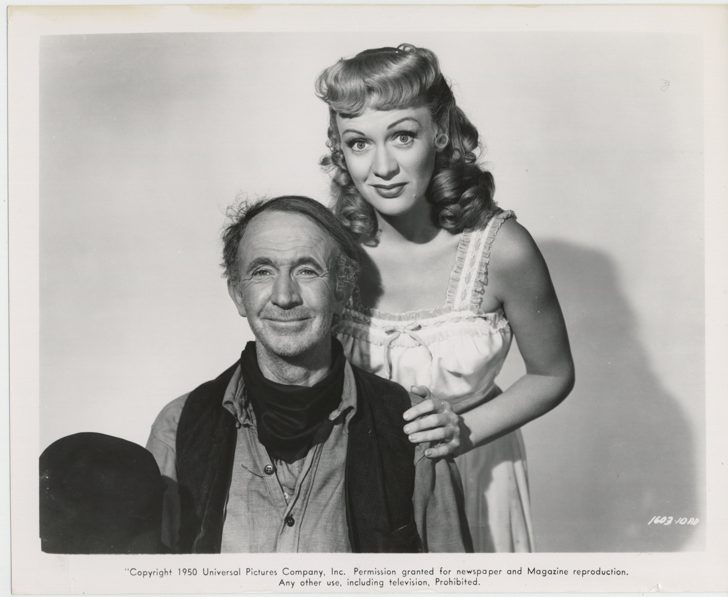 Eve Arden and Walter Brennan in Curtain Call at Cactus Creek (1950)