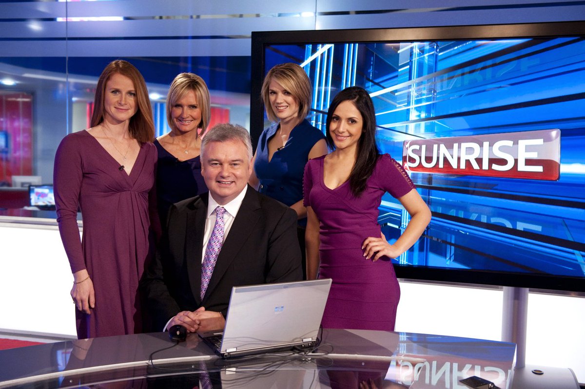 Eamonn Holmes, Isobel Lang, Jacquie Beltrao, Charlotte Hawkins, and Nazaneen Ghaffar in Sky News: Sunrise (1989)