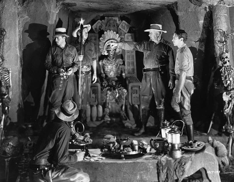 Douglas Fairbanks Jr., Alan Hale, George Bancroft, and John Howard in Green Hell (1940)