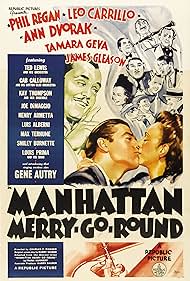 Gene Autry, Leo Carrillo, Ann Dvorak, Tamara Geva, James Gleason, Phil Regan, Ted Lewis and His Orchestra, Cab Calloway and His Cotton Club Orchestra, and Kay Thompson and Her Ensemble in Manhattan Merry-Go-Round (1937)