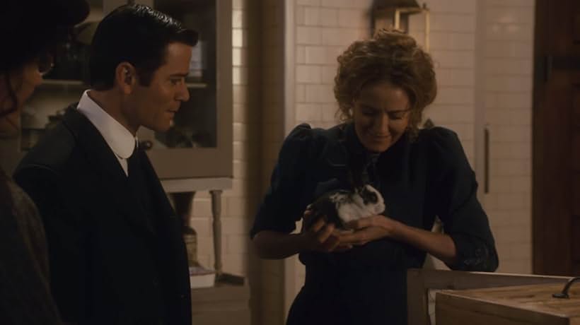 Yannick Bisson, Helene Joy, and Sophie Goulet in Murdoch Mysteries (2008)