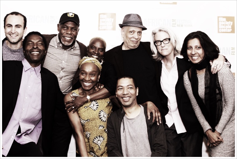 Khaled Abdalla, Isaach de Bankole, Danny Glover, Angelique Kidjo, Mahen Bonetti, Walter Mosley, Joslyn Barnes and Anita Nayar at an event for NYAFF (2016)