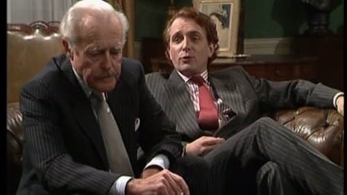 Terence Alexander and Rik Mayall in The New Statesman (1987)