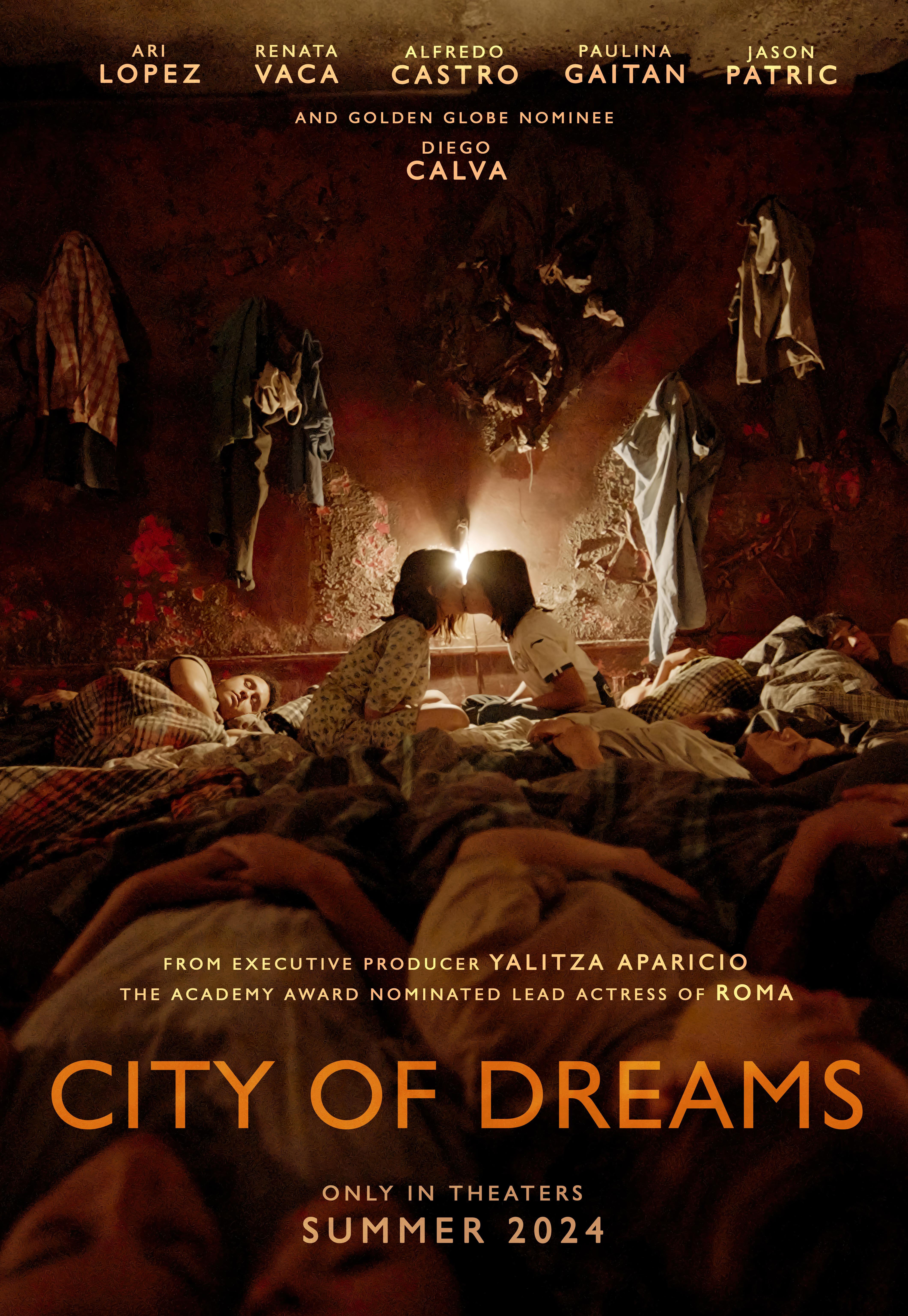 Jason Patric, Samm Levine, Alfredo Castro, Paulina Gaitan, Adina Eady, Tatiana del Real, Francisco Denis, Diego Calva, Karla Coronado, Ari Lopez, Andrés Delgado, Renata Vaca, and Jorge Antonio Guerrero in City of Dreams (2023)