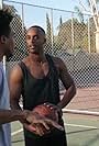 Brandon Mitchell, Chance Harlem Jr., and Isayas Theodros in That Hollywood Hustle