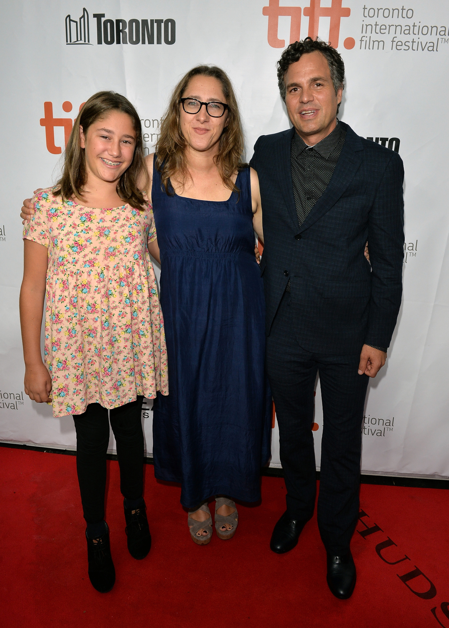 Maya Forbes, Mark Ruffalo, and Imogene Wolodarsky at an event for Infinitely Polar Bear (2014)