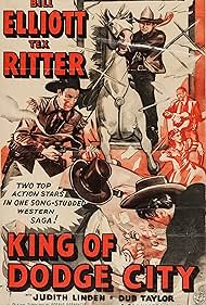 Bill Elliott and Tex Ritter in King of Dodge City (1941)