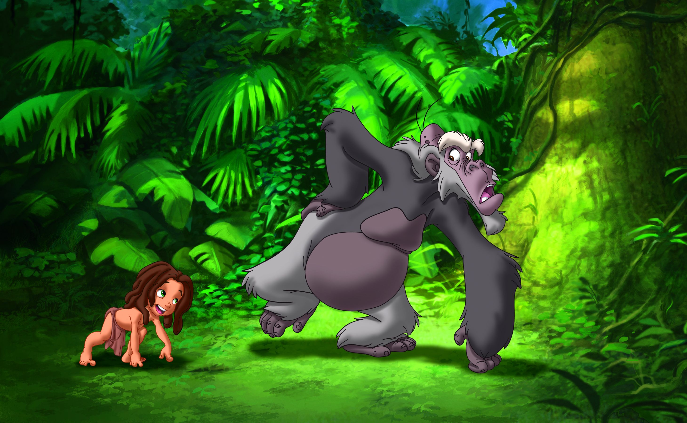 George Carlin and Harrison Chad in Tarzan 2: The Legend Begins (2005)