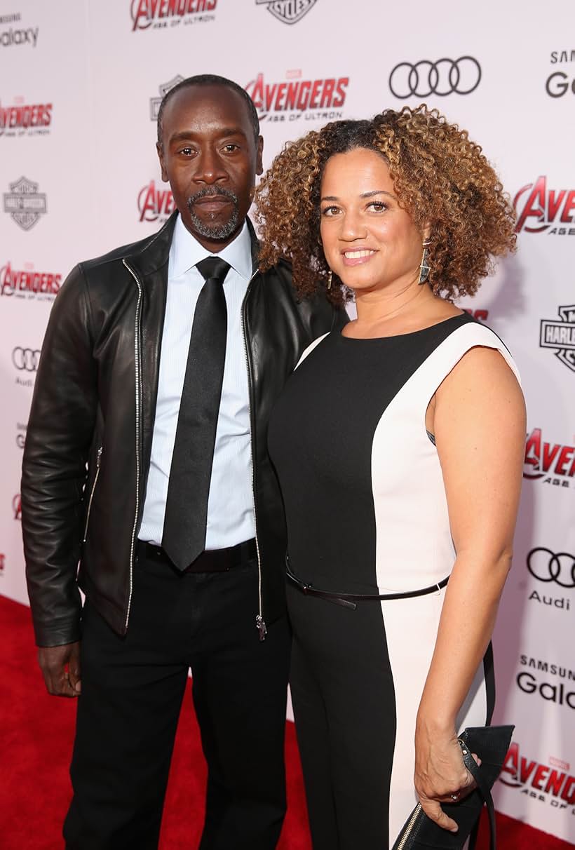 Don Cheadle and Bridgid Coulter at an event for Avengers: Age of Ultron (2015)