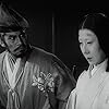 Toshirô Mifune and Isuzu Yamada in Kumonosu-jô (1957)