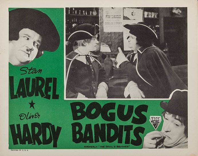 Oliver Hardy and Stan Laurel in The Devil's Brother (1933)