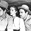 Henry Fonda, Tyrone Power, and Nancy Kelly in Jesse James (1939)