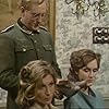 Maria Aitken, Robert Hardy, and Ann Lynn in Manhunt (1970)